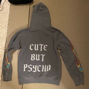 Cute But Psycho Hooded Sweatshirt